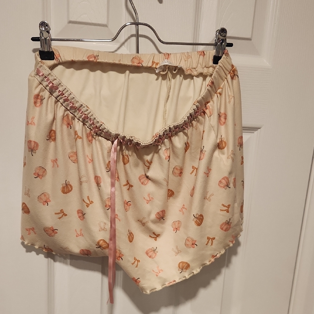 NWOT Altar'd State Pumpkin Pajama Shorts